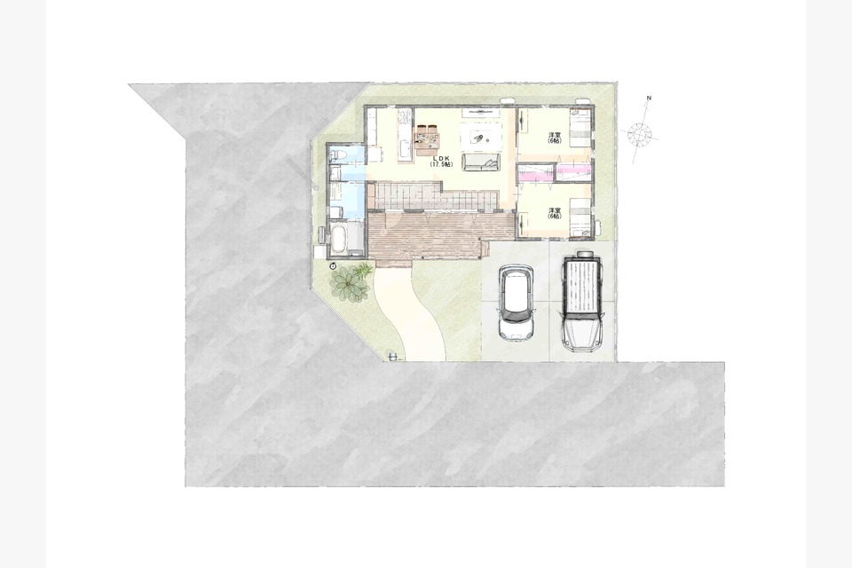 ［宅地－１］Ｉｍａｇｅ－Ｐｌａｎの画像
