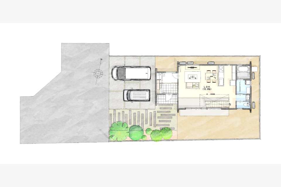 ［宅地－３］Ｉｍａｇｅ－Ｐｌａｎの画像