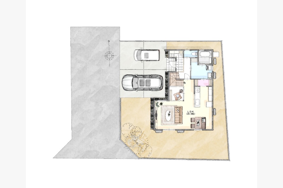 ［宅地－４］Ｉｍａｇｅ－Ｐｌａｎの画像