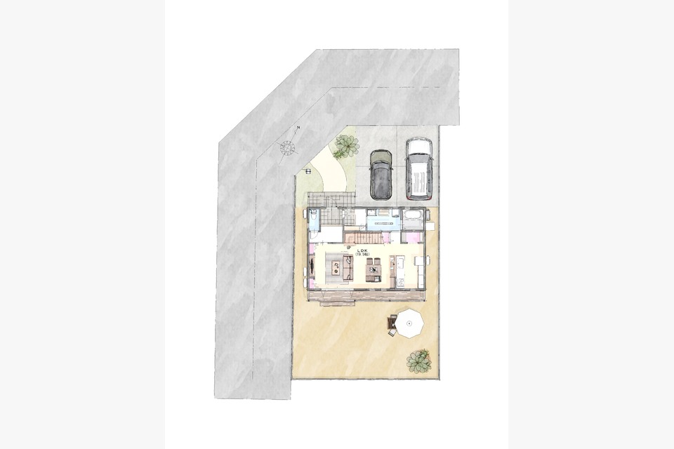 ［宅地－１］Ｉｍａｇｅ－Ｐｌａｎの画像